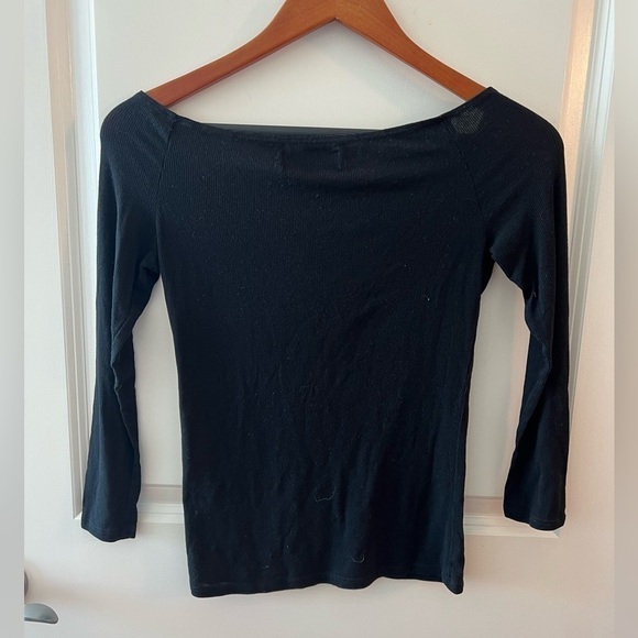 Reformation Ribbed Ruched Front Top - Picture 5 of 10